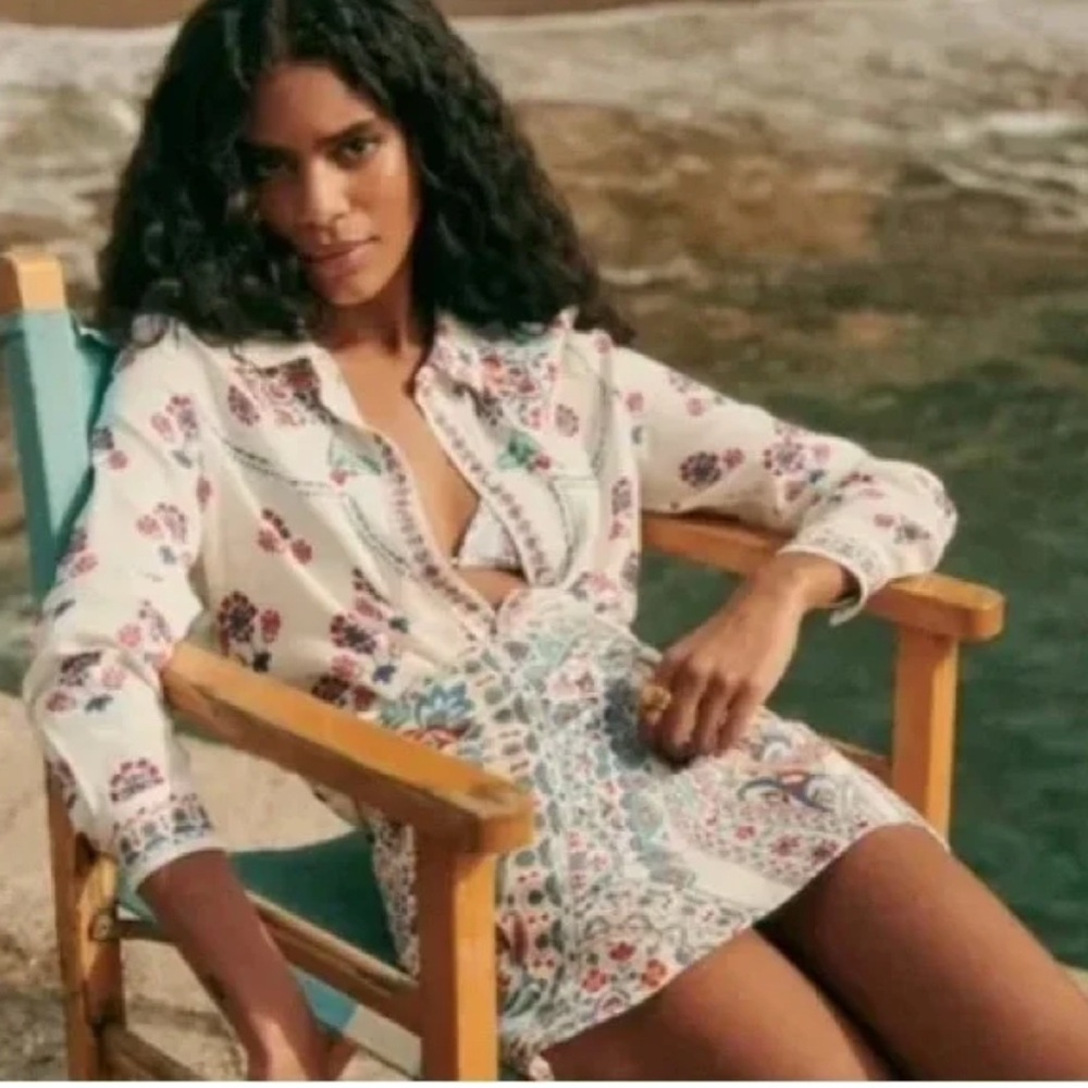 Sezane Milo Print Shirt